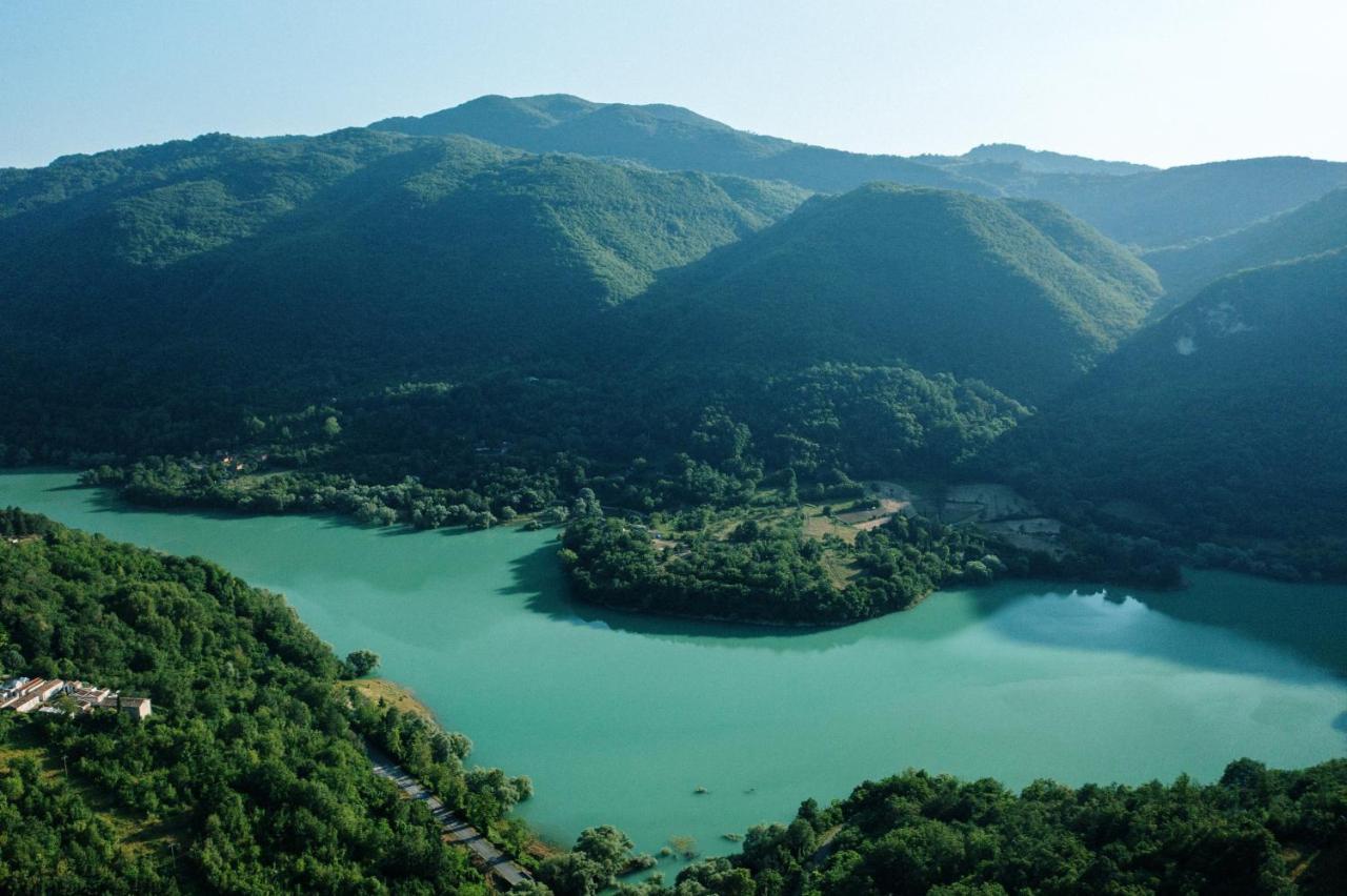 La Vista Panoramica Piu Bella Apartman Ascrea Kültér fotó