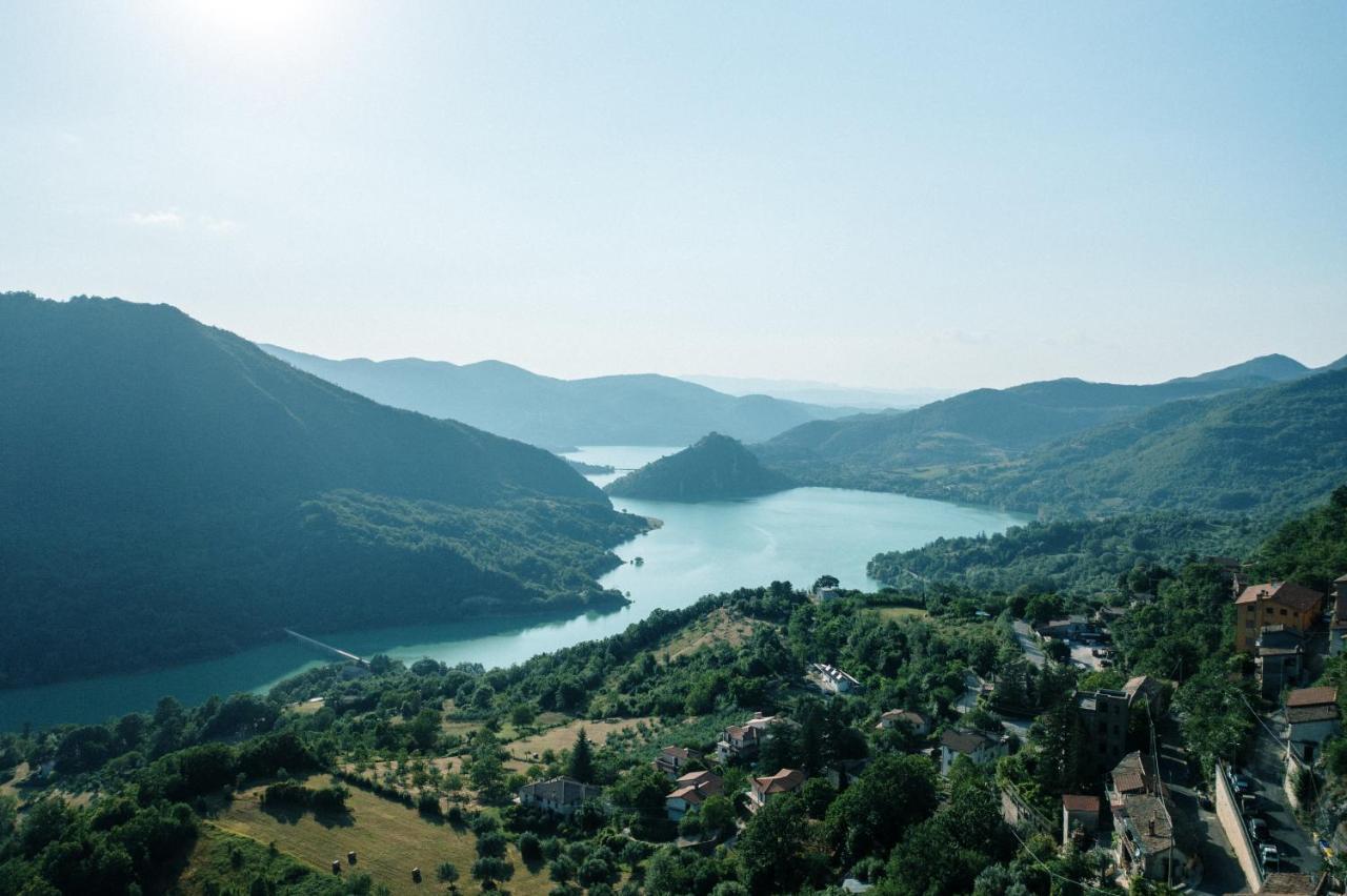 La Vista Panoramica Piu Bella Apartman Ascrea Kültér fotó